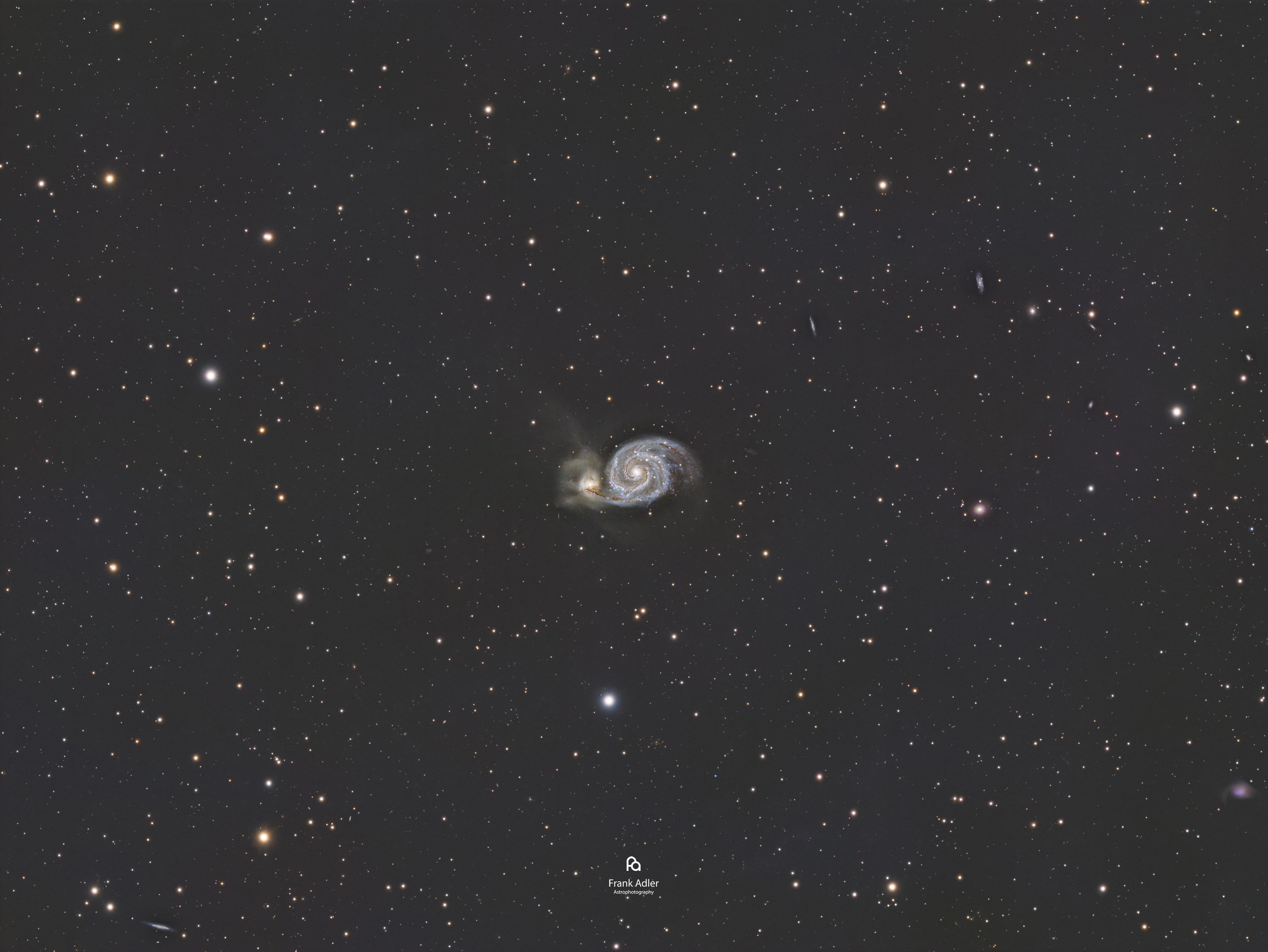 Widefield view of M51