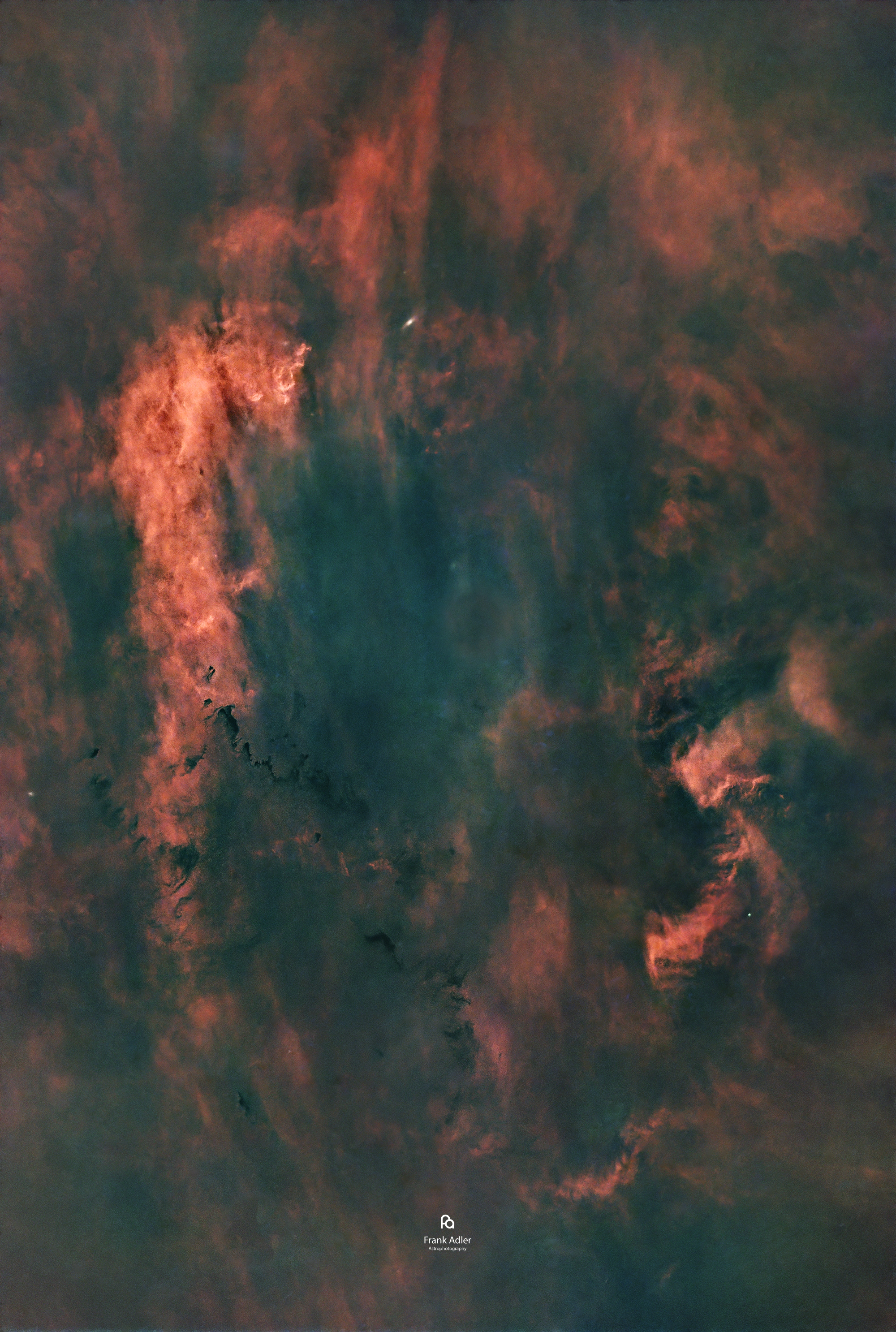 A starless version of my image, highlighting the fine details in the nebula.
