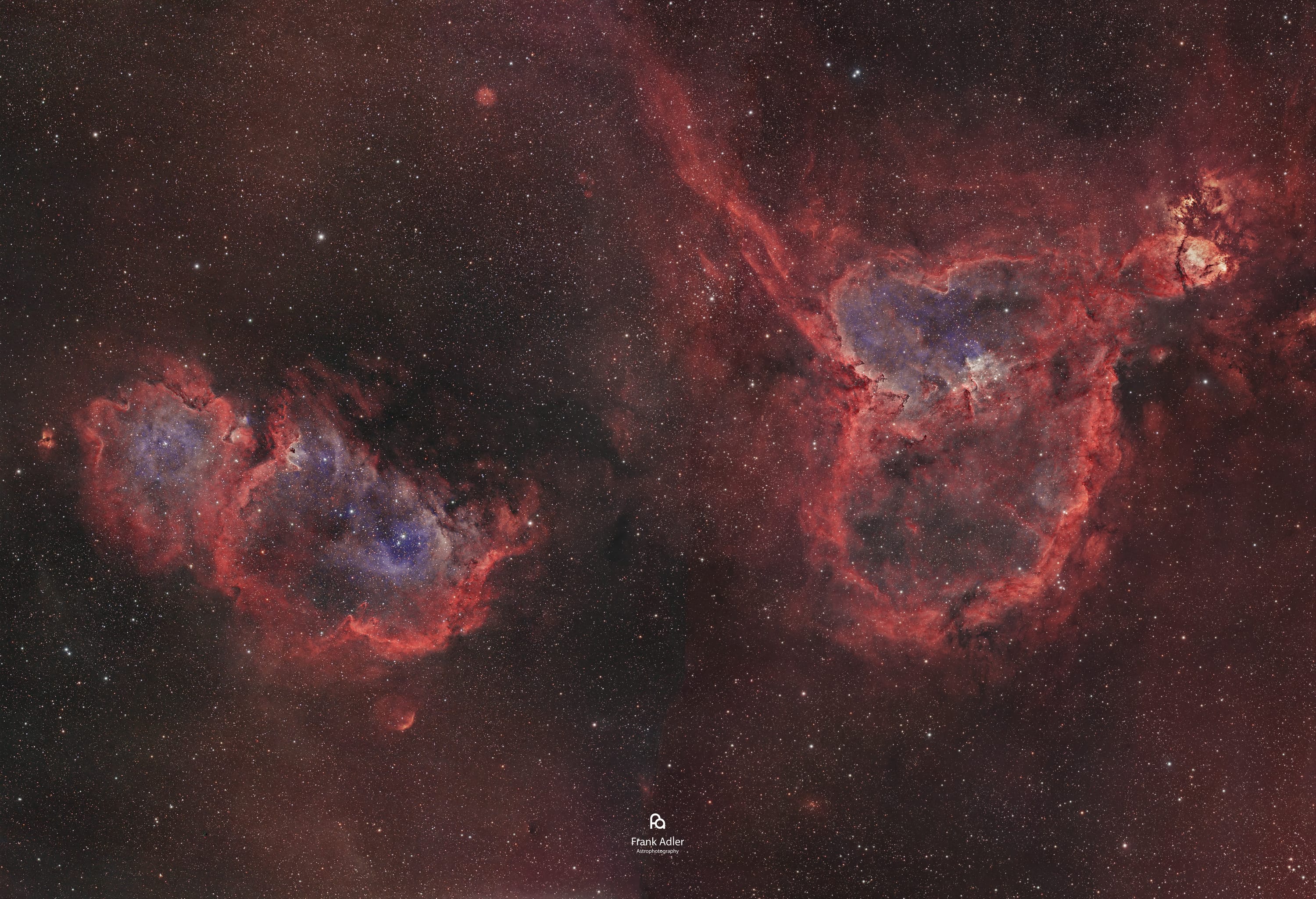 The Heart & Soul Nebulae